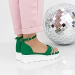 Sandale Dama 2HXS12 Verde » meishop.life