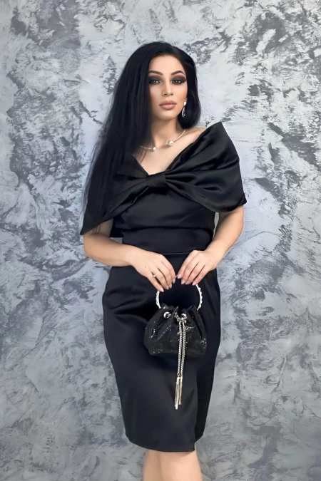 Rochie Dama 004 Negru » meishop.life