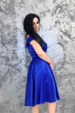 Rochie Dama 005 Albastru » meishop.life
