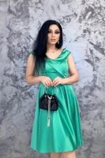 Rochie Dama 005 Verde » meishop.life