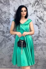 Rochie Dama 005 Verde » meishop.life