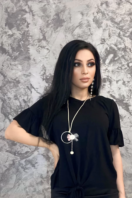Bluza Dama 16249 Negru » meishop.life