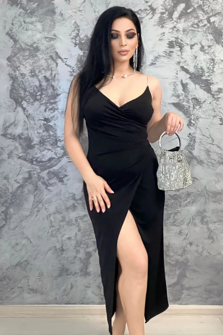 Rochie Dama 26893 Negru » meishop.life