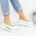 Pantofi Sport Dama M806 Bej » meishop.life