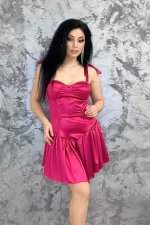 Rochie Dama 10564 Fucsia » meishop.life