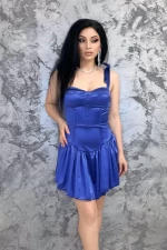 Rochie Dama 10564 Albastru inchis » meishop.life