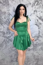Rochie Dama 10564 Verde inchis » meishop.life