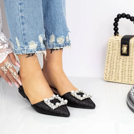 Balerini Dama BY62-1 Negru » meishop.life
