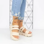 Sandale Dama 2HXS5 Bej » meishop.life