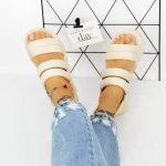 Sandale Dama 2HXS5 Bej » meishop.life
