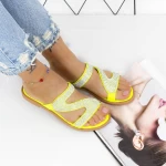 Papuci Dama 2HXS27 Galben » meishop.life