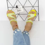 Papuci Dama 2HXS27 Galben » meishop.life