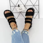 Sandale Dama 2HXS5 Negru » meishop.life