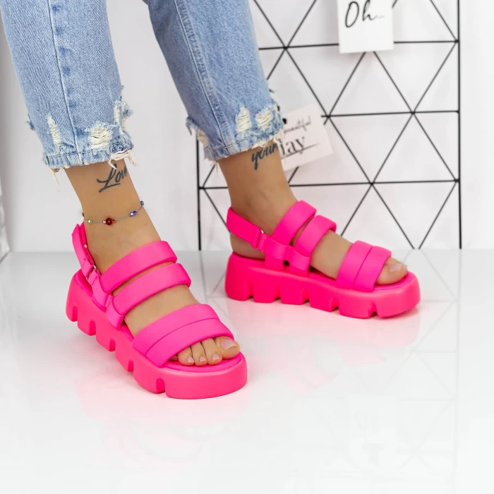 Sandale Dama 2HXS5 Fucsia » meishop.life