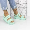 Sandale Dama 2HXS5 Albastru Mei
