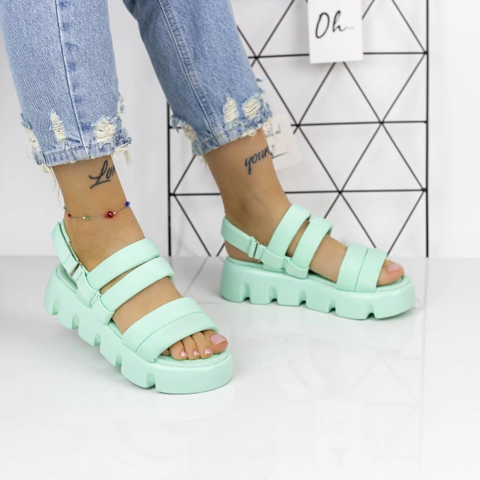 Sandale Dama 2HXS5 Albastru » meishop.life