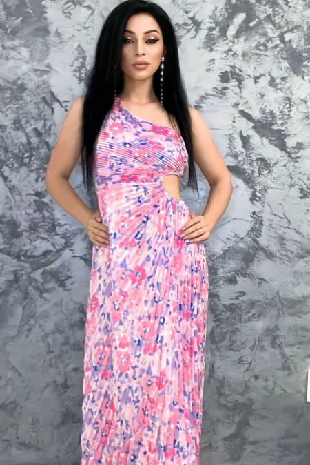 Rochie Dama 51760 Roz-Lila » meishop.life