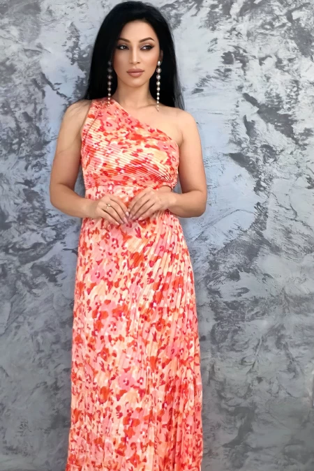 Rochie Dama 51760 Portocaliu » meishop.life