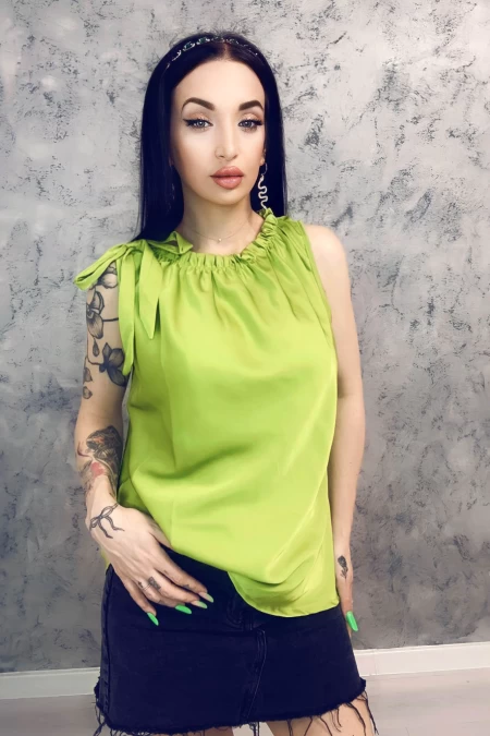 Bluza Dama 1531 Verde deschis » meishop.life