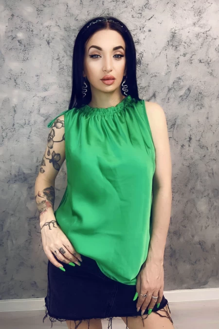 Bluza Dama 1531 Verde inchis » meishop.life