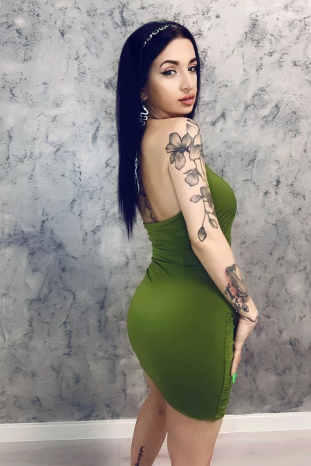 Rochie Dama 003 Verde inchis » meishop.life