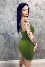 Rochie Dama 003 Verde inchis » meishop.life
