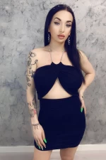 Rochie Dama 002 Negru » meishop.life
