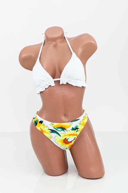 Costum de Baie Dama 2 Piese F35-2 Alb » meishop.life