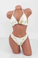 Costum de Baie Dama 3 Piese F85 Alb » meishop.life