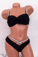 Costum de Baie Dama 2 Piese P24-3 Negru » meishop.life