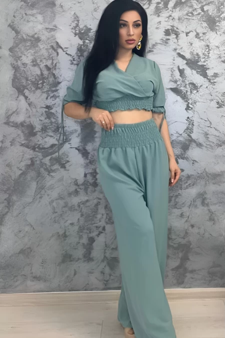 Compleu Dama 12580 Verde deschis » meishop.life