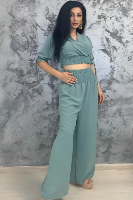 Compleu Dama 12580 Verde deschis » meishop.life