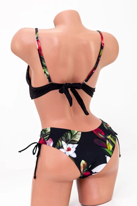 Costum de Baie Dama 2 Piese H08-2 Negru » meishop.life