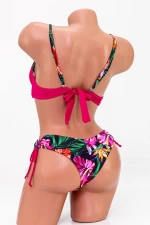 Costum de Baie Dama 2 Piese H20-2 Visiniu-Negru » meishop.life