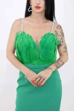 Rochie Dama R2308 Verde » meishop.life