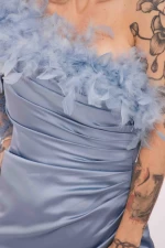 Rochie Dama R5016 Albastru » meishop.life