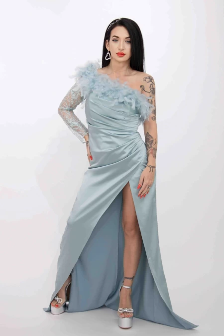 Rochie Dama R5016 Verde » meishop.life