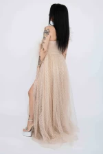 Rochie Dama R5018 Bej » meishop.life