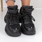 Pantofi Sport Dama cu Platforma 2150 Negru » meishop.life