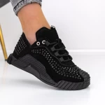 Pantofi Sport Dama 3WL9 Negru-Negru » meishop.life
