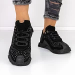 Pantofi Sport Dama 3WL9 Negru-Negru » meishop.life
