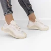 Pantofi Sport Dama 3WL9 Alb Mei