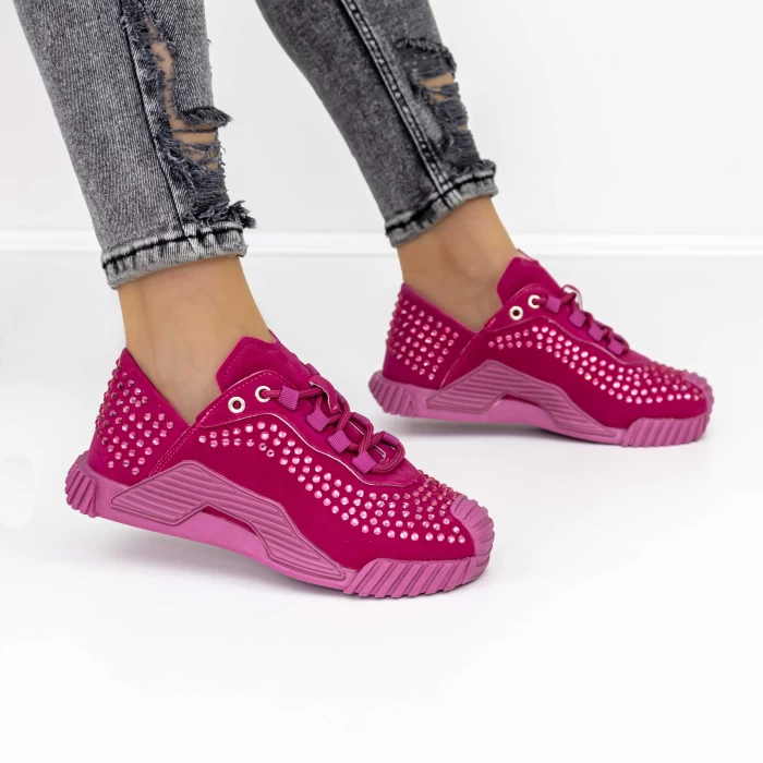 Pantofi Sport Dama 3WL9 Visiniu » meishop.life