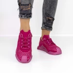 Pantofi Sport Dama 3WL9 Visiniu » meishop.life