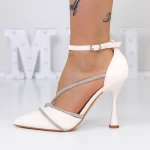 Pantofi Stiletto 3XKK22 Bej » meishop.life
