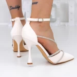 Pantofi Stiletto 3XKK22 Bej » meishop.life