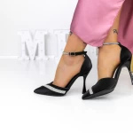 Pantofi Stiletto 3XKK23 Negru » meishop.life