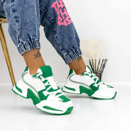 Pantofi Sport Dama 3WL7 Verde » meishop.life