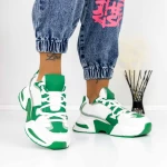 Pantofi Sport Dama 3WL7 Verde » meishop.life