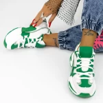 Pantofi Sport Dama 3WL7 Verde » meishop.life